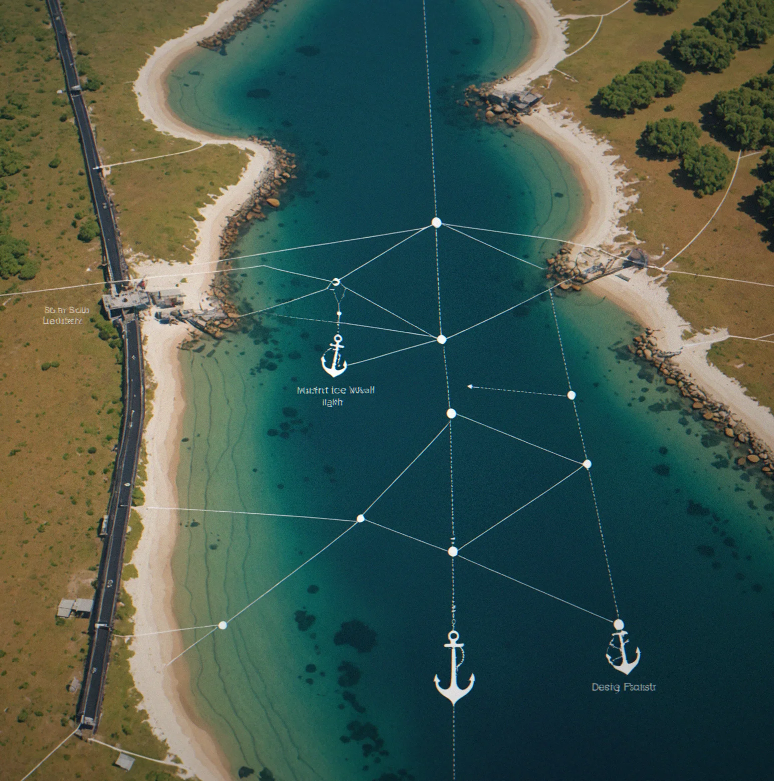 Diagram comparing adequate versus inadequate scope ratios with chain angle and tension vectors illustrated